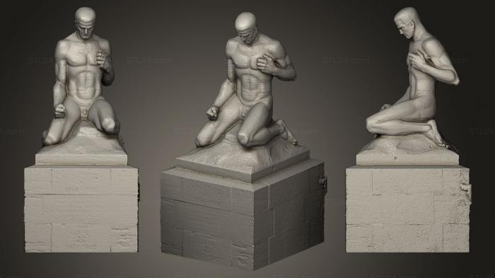 Statues antique and historical (Kriegerdenkmal, STKA_0876) 3D models for cnc